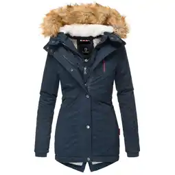 Netto Marken-Discount MARIKOO Damen Edler Wintermantel Winterparka mit Kunstfellkapuze Akira Angebot