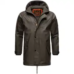 Netto Marken-Discount STONE HARBOUR Herren Regenjacke Gummierter Regenparka mit Fleece-Innenfutter Rihaa Angebot