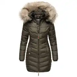 Netto Marken-Discount NAVAHOO Damen Modischer Wintermantel Winter Steppmantel mit Kapuze Nimalaa Angebot