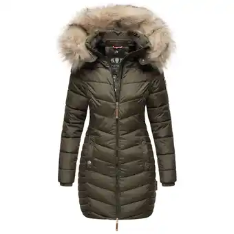 Netto Marken-Discount NAVAHOO Damen Modischer Wintermantel Winter Steppmantel mit Kapuze Nimalaa Angebot