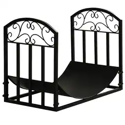 Netto Marken-Discount Outsunny Kaminholzgestell Metall Angebot