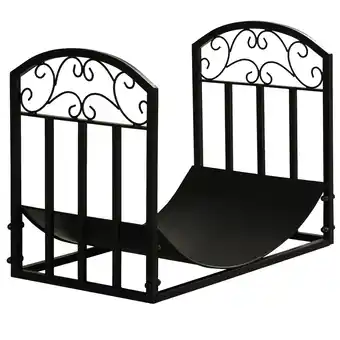 Netto Marken-Discount Outsunny Kaminholzgestell Metall Angebot