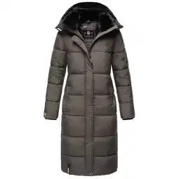 Netto Marken-Discount MARIKOO Damen Winterjacke Steppmantel Weichem Innenkragen & Abnehmbarer Kapuze Reliziaa Angebot