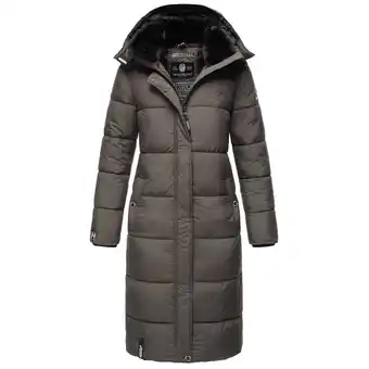 Netto Marken-Discount MARIKOO Damen Winterjacke Steppmantel Weichem Innenkragen & Abnehmbarer Kapuze Reliziaa Angebot
