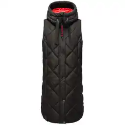Netto Marken-Discount NAVAHOO Damen Steppweste Bodywarme Outdoor Weste lang mit warme Kapuze Schnuckel Angebot
