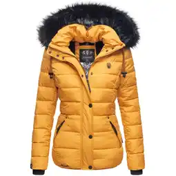 Netto Marken-Discount NAVAHOO Damen Modische Winterjacke Steppjacke mit Kunstpelz Kapuze Zuckerbiene Angebot