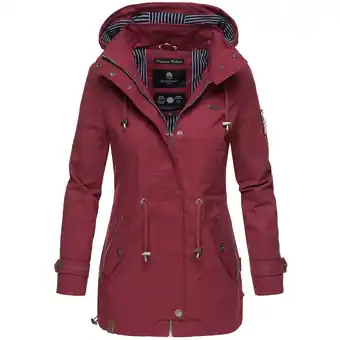 Netto Marken-Discount MARIKOO Damen Moderner Outdoorjacke Übergangsparka aus Baumwolle mit Kapuze Nyokoo Angebot
