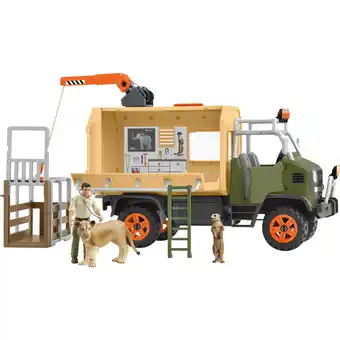 Netto Marken-Discount Schleich Spielfahrzeug Wild Life Großer Truck Tierrettung Angebot