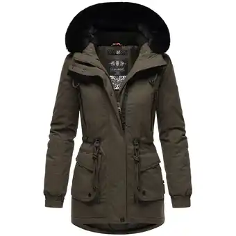 Netto Marken-Discount NAVAHOO Damen Sportlicher Wintermantel Baumwoll-Parka mit Kapuze Olessaa Angebot