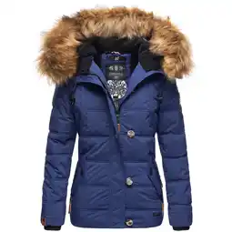 Netto Marken-Discount NAVAHOO Damen Stylische Winterjacke Steppjacke mit Kunstpelz Kapuze Zoja Angebot
