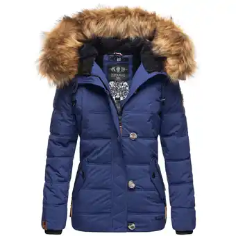 Netto Marken-Discount NAVAHOO Damen Stylische Winterjacke Steppjacke mit Kunstpelz Kapuze Zoja Angebot