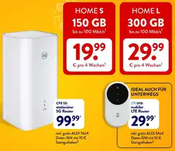 Aldi Süd CPE 5S: stationärer 5G Router Angebot