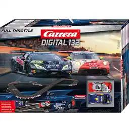 Netto Marken-Discount Carrera Rennbahn DIGITAL 132 Full Throttle Angebot