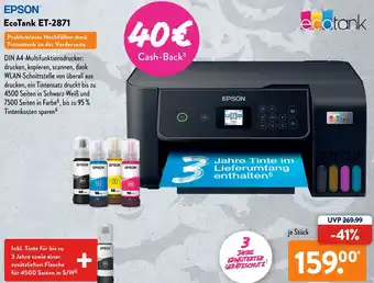 Aldi Süd EPSON EcoTank ET-2871 Angebot