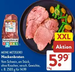 Aldi Süd MEINE METZGEREI Nackenbraten Angebot