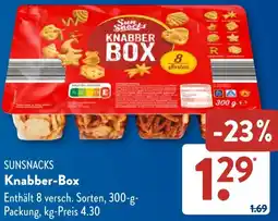 Aldi Süd SUNSNACKS Knabber-Box Angebot