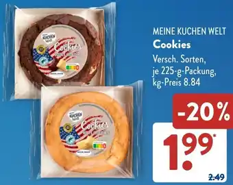 Aldi Süd MEINE KUCHEN WELT Cookies Angebot