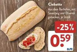 Aldi Süd Ciabatta Angebot
