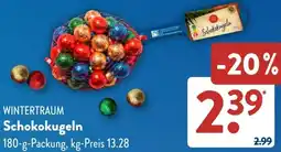 Aldi Süd WINTERTRAUM Schokokugeln Angebot