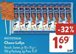 Aldi Süd WINTERTRAUM Choco-Lollys Angebot