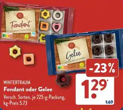 Aldi Süd WINTERTRAUM Fondant oder Gelee Angebot