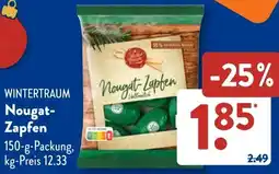 Aldi Süd WINTERTRAUM Nougat Zapfen Angebot