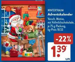 Aldi Süd WINTERTRAUM Adventskalender Angebot