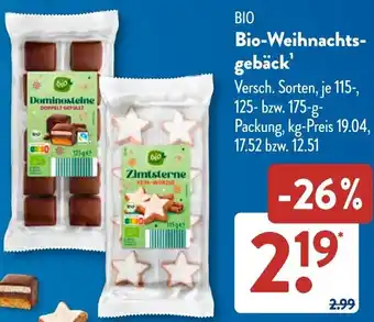Aldi Süd Bio-Weihnachtsgebäck Angebot
