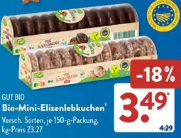 Aldi Süd GUT BIO Bio-Mini-Elisenlebkuchen Angebot