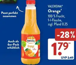 Aldi Süd VALENSINA Orange Angebot