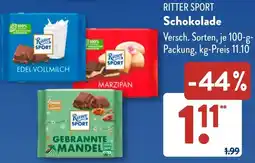 Aldi Süd RITTER SPORT Schokolade Angebot