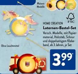 Aldi Süd HOME CREATION Laternen-Bastel-Set Angebot