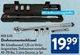 Aldi Süd RIDE & GO Drehmomentschlüssel Angebot
