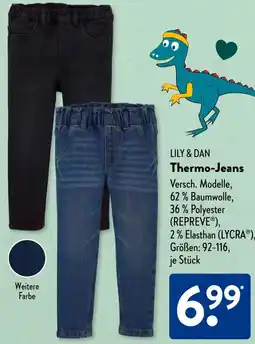Aldi Süd LILY & DAN Thermo-Jeans Angebot