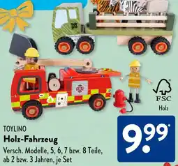 Aldi Süd TOYLINO Holz-Fahrzeug Angebot