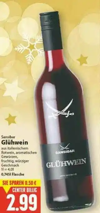 E-Center Glühwein Angebot