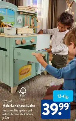 Aldi Süd TOYLINO Holz-Landhausküche Angebot