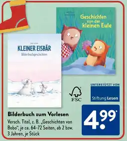 Aldi Süd Bilderbuch zum Vorlesen Angebot