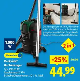 Lidl Parkside Aschesauger Angebot