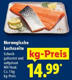 Lidl Norwegische Lachsseite Angebot