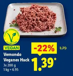 Lidl Vemondo Veganes Hack Angebot