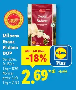 Lidl Milbona Grana Padano DOP Angebot