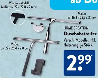 Aldi Süd HOME CREATION Duschabstreifer Angebot