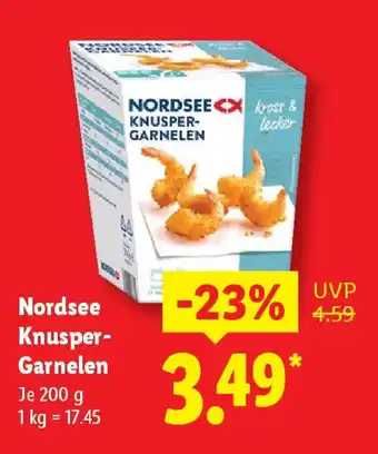 Lidl Nordsee Knusper- Garnelen Angebot
