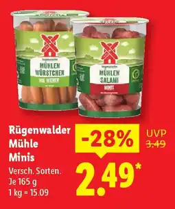 Lidl Rügenwalder Mühle Minis Angebot