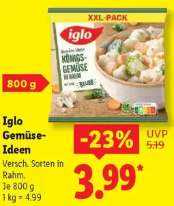 Lidl Iglo Gemüse- Ideen Angebot