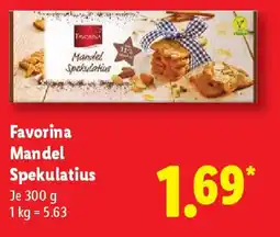 Lidl Favorina Mandel Spekulatius Angebot
