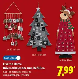Lidl Livarno Home Adventskalender zum Befüllen Angebot