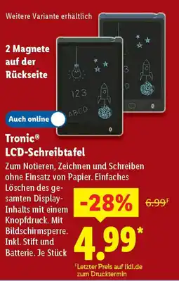 Lidl Tronic LCD-Schreibtafel Angebot