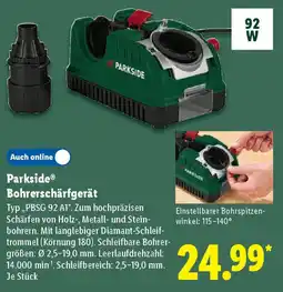 Lidl Parkside Bohrerschärfgerät Angebot